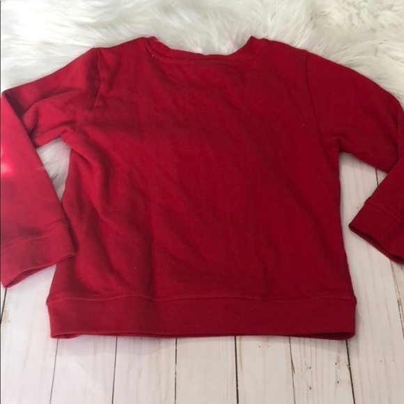 Snowman red crew cut sweat shirt size 4T EUC - Picture 5 of 5